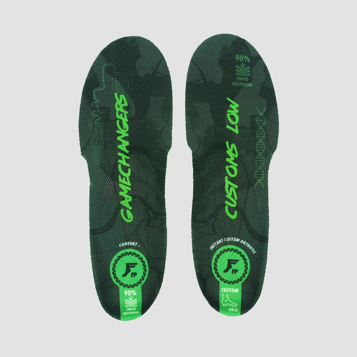 Footprint Gamechanger Elite Custom Orthotic Low Insoles Black Camo/Green