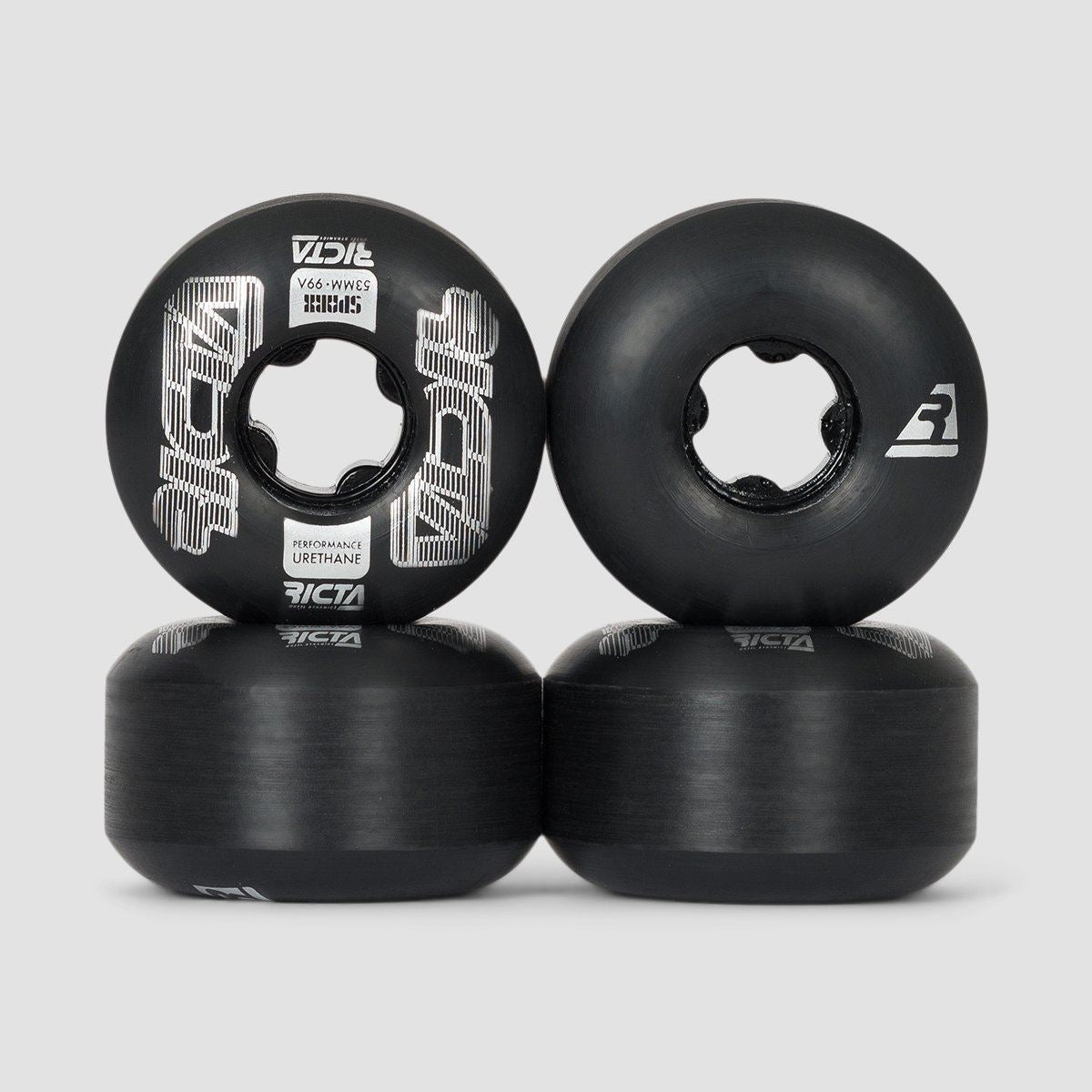 Ricta Framework Sparx 99a Skateboard Wheels Black 53mm