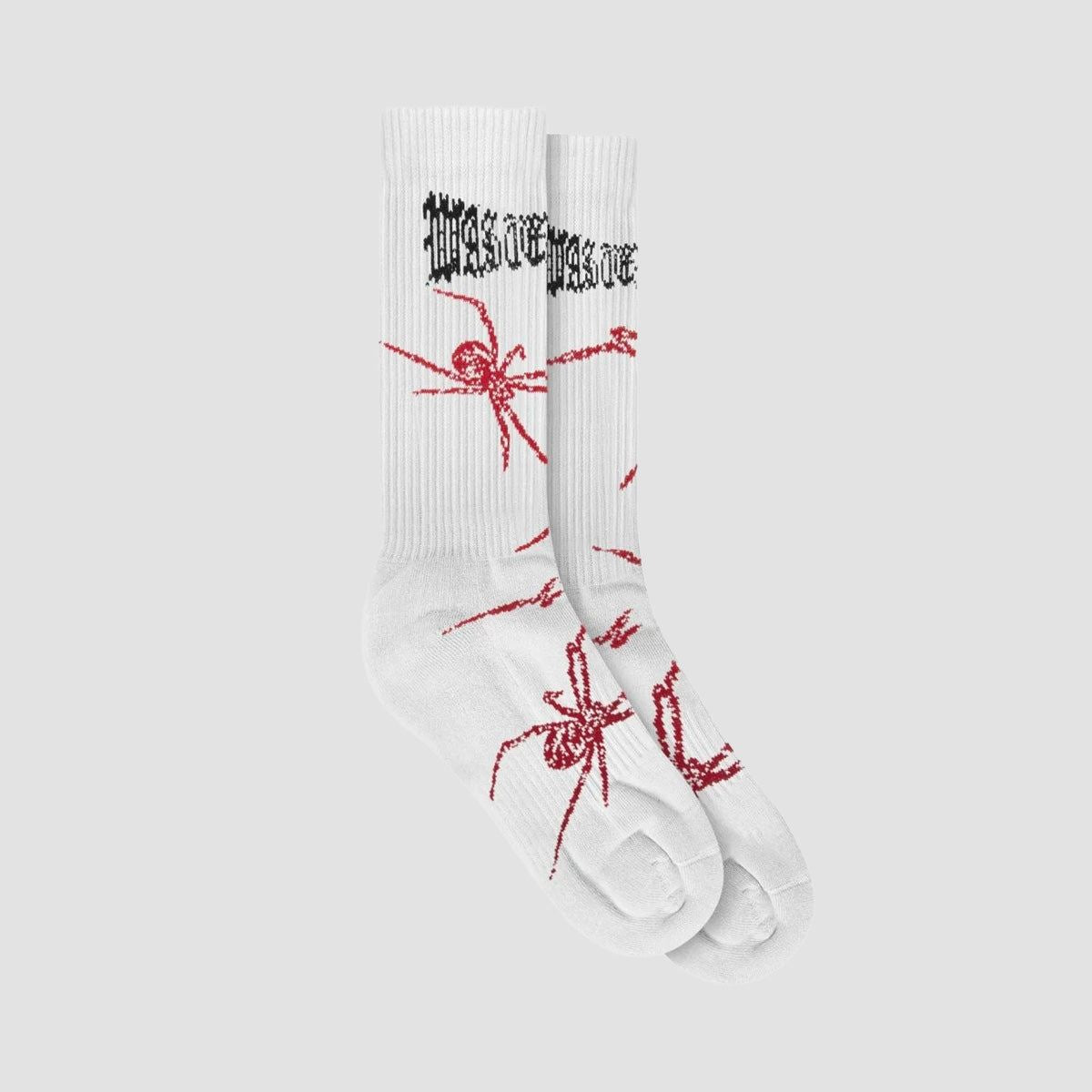 Wasted Paris Phobia Socks White