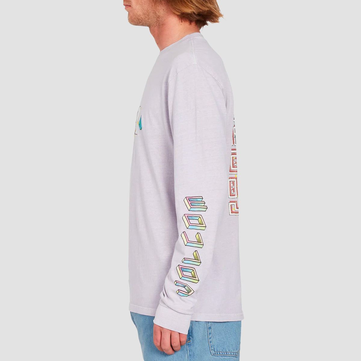 Volcom Ed Merlin Murray Longsleeve T-Shirt Light Orchid