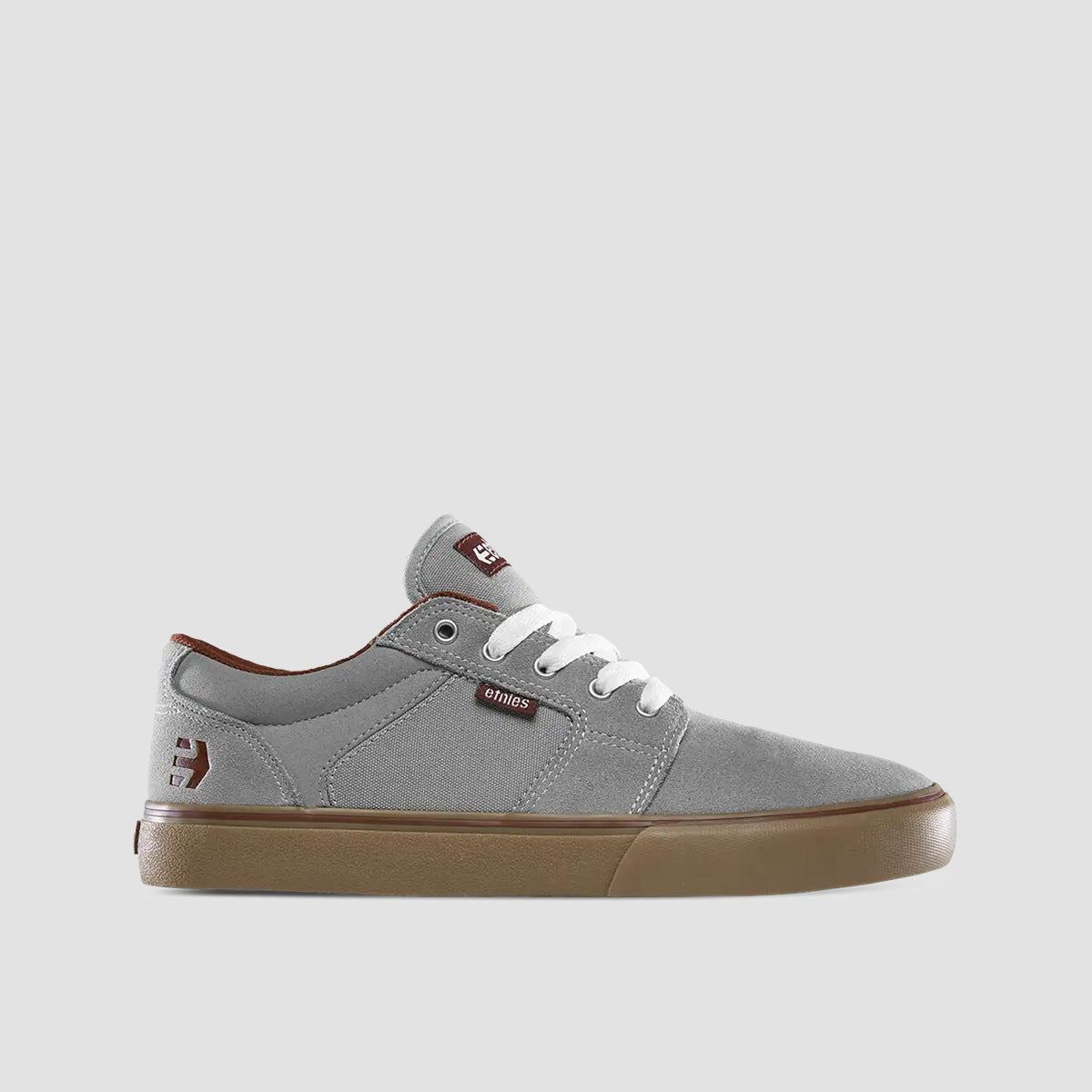 Etnies Barge LS Shoes - Grey/Gum/Red