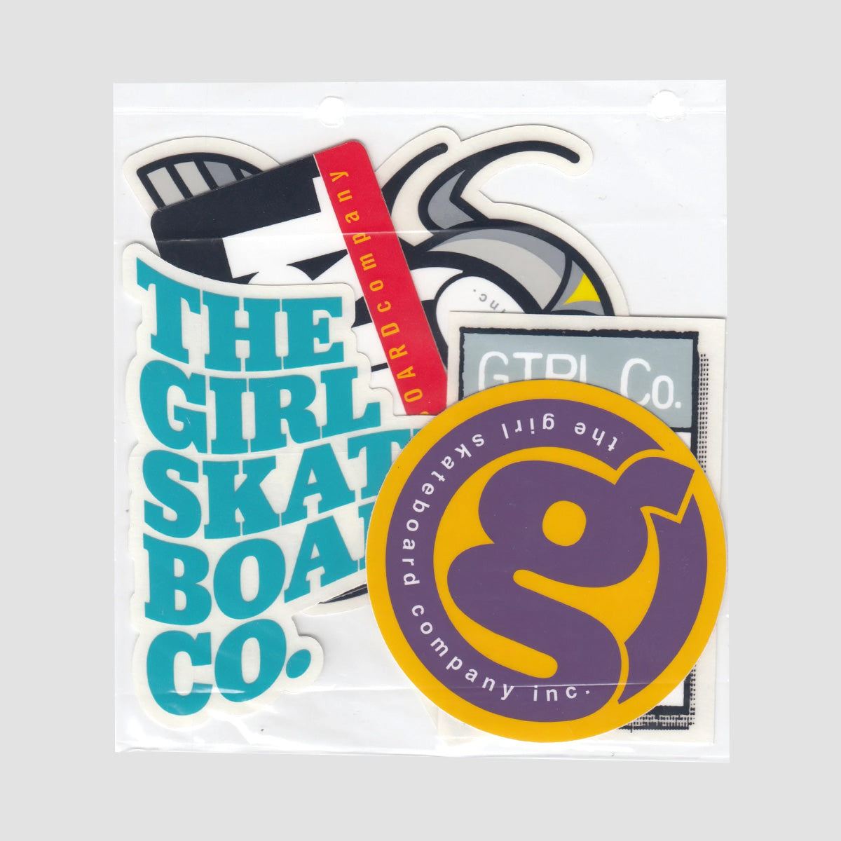 Girl Nuevo Stickers 5 Pack Multi