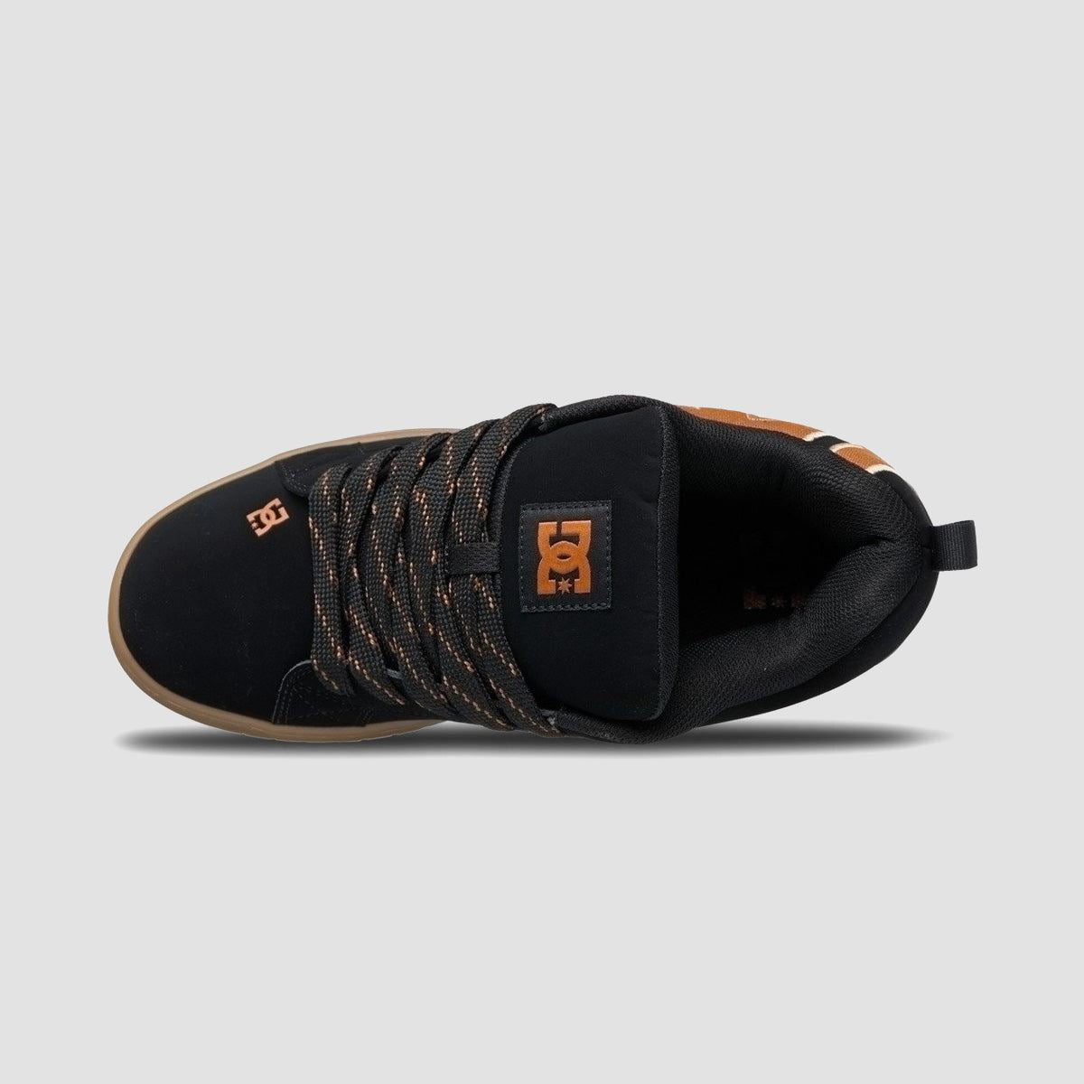 DC Court Graffik Shoes - Black/Brown/Gum
