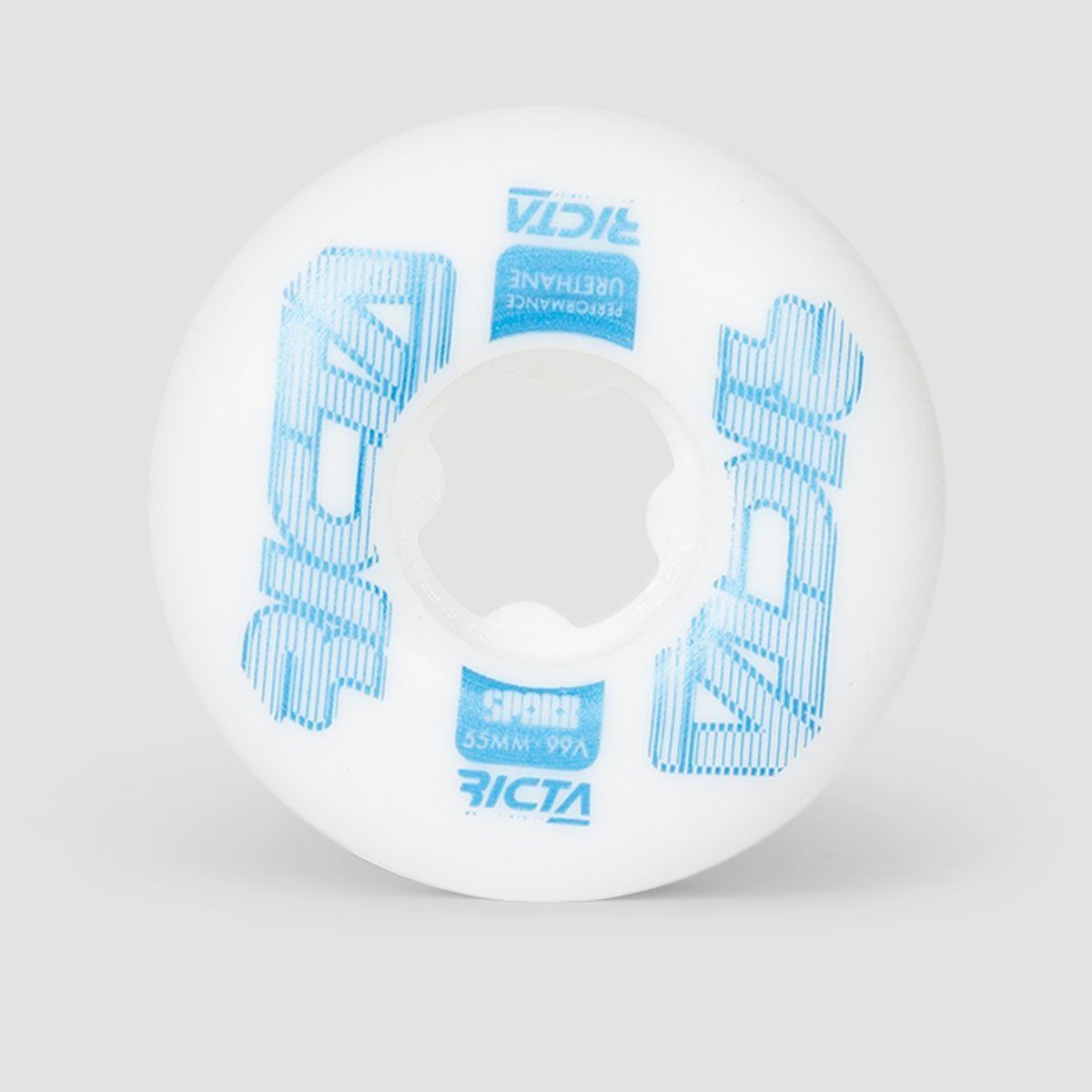 Ricta Framework Sparx 99a Skateboard Wheels White 55mm
