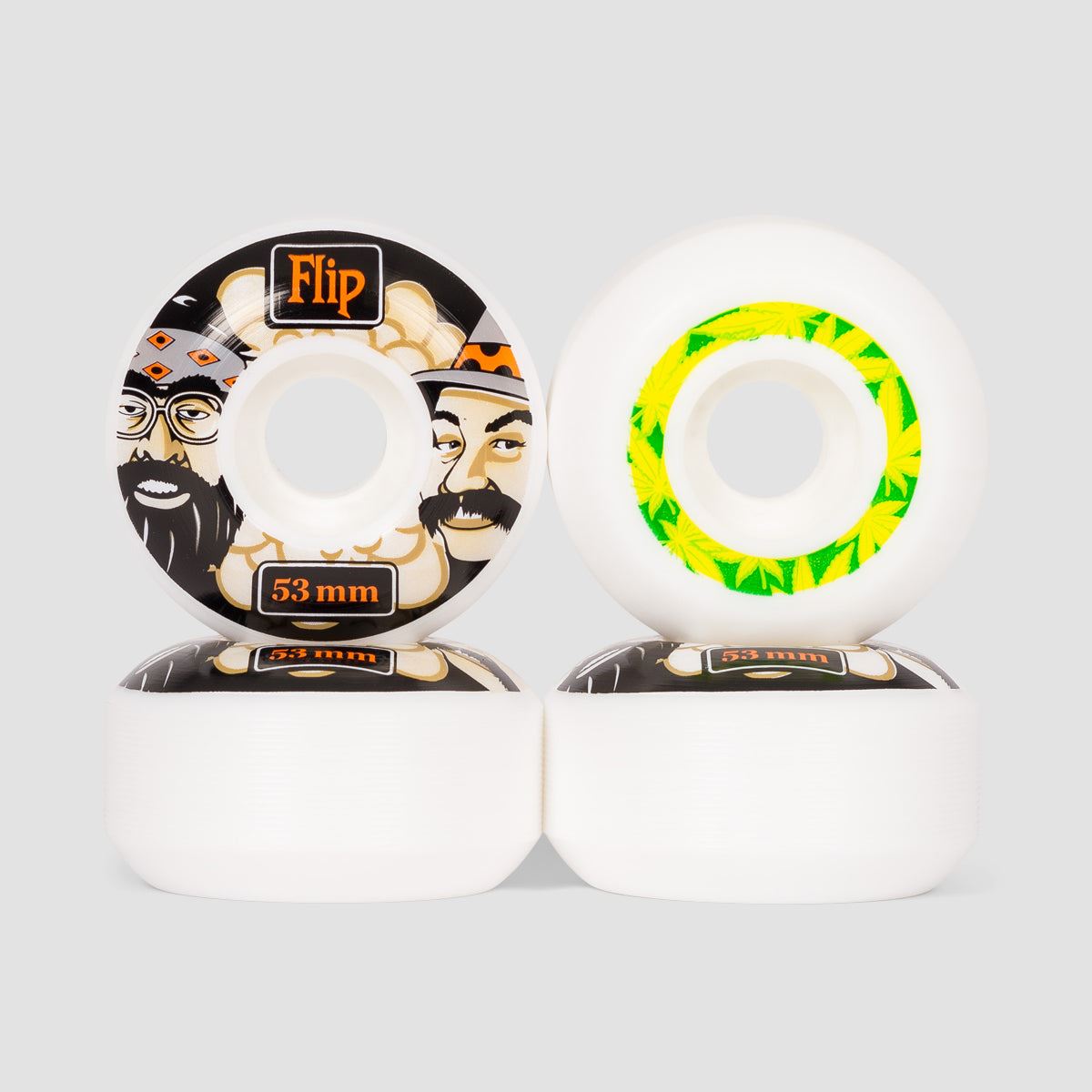 Flip Cutback Toms Friends Cheech & Chong 99a Skateboard Wheels 53mm