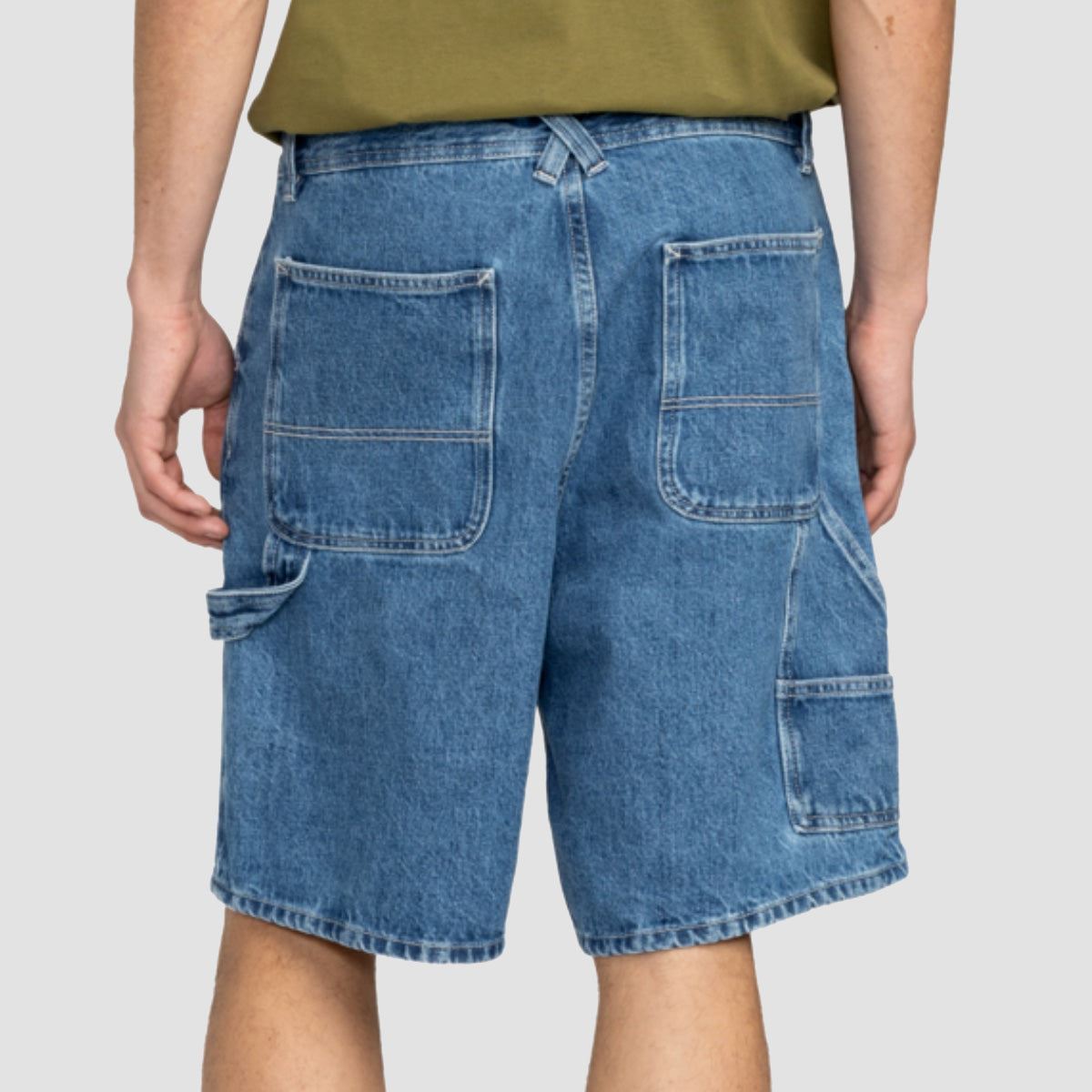 Element Carpenter Denim Shorts Mid Used