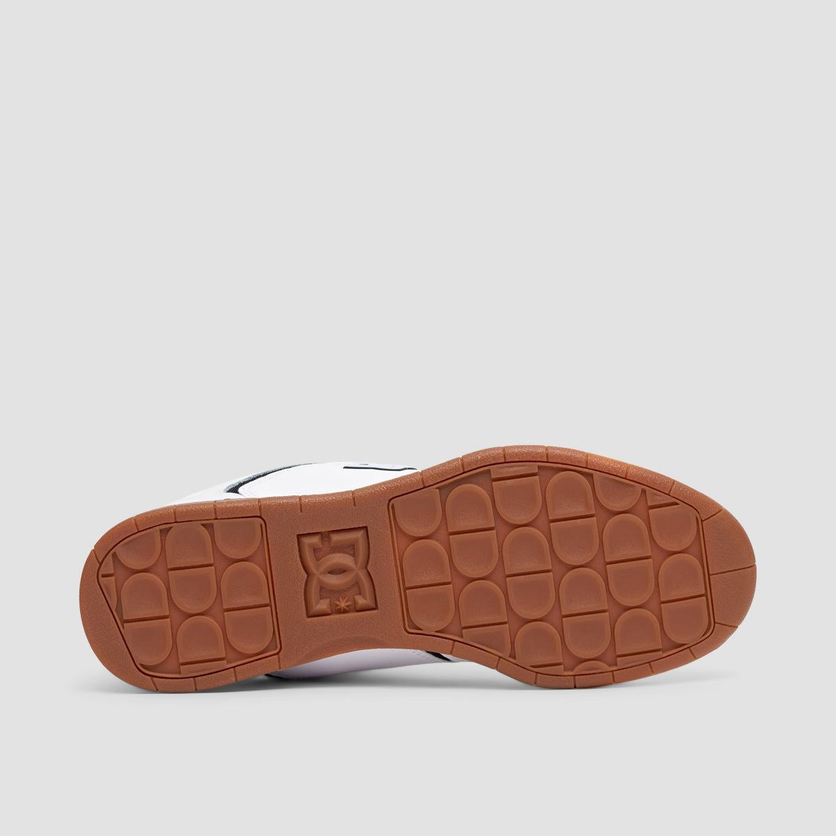 DC Central Shoes - White/Black/Gum