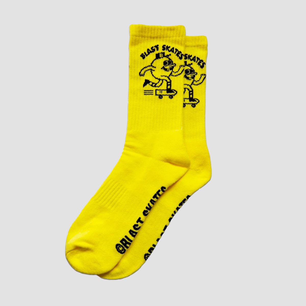 Blast Skates Classic Logo Socks Yellow