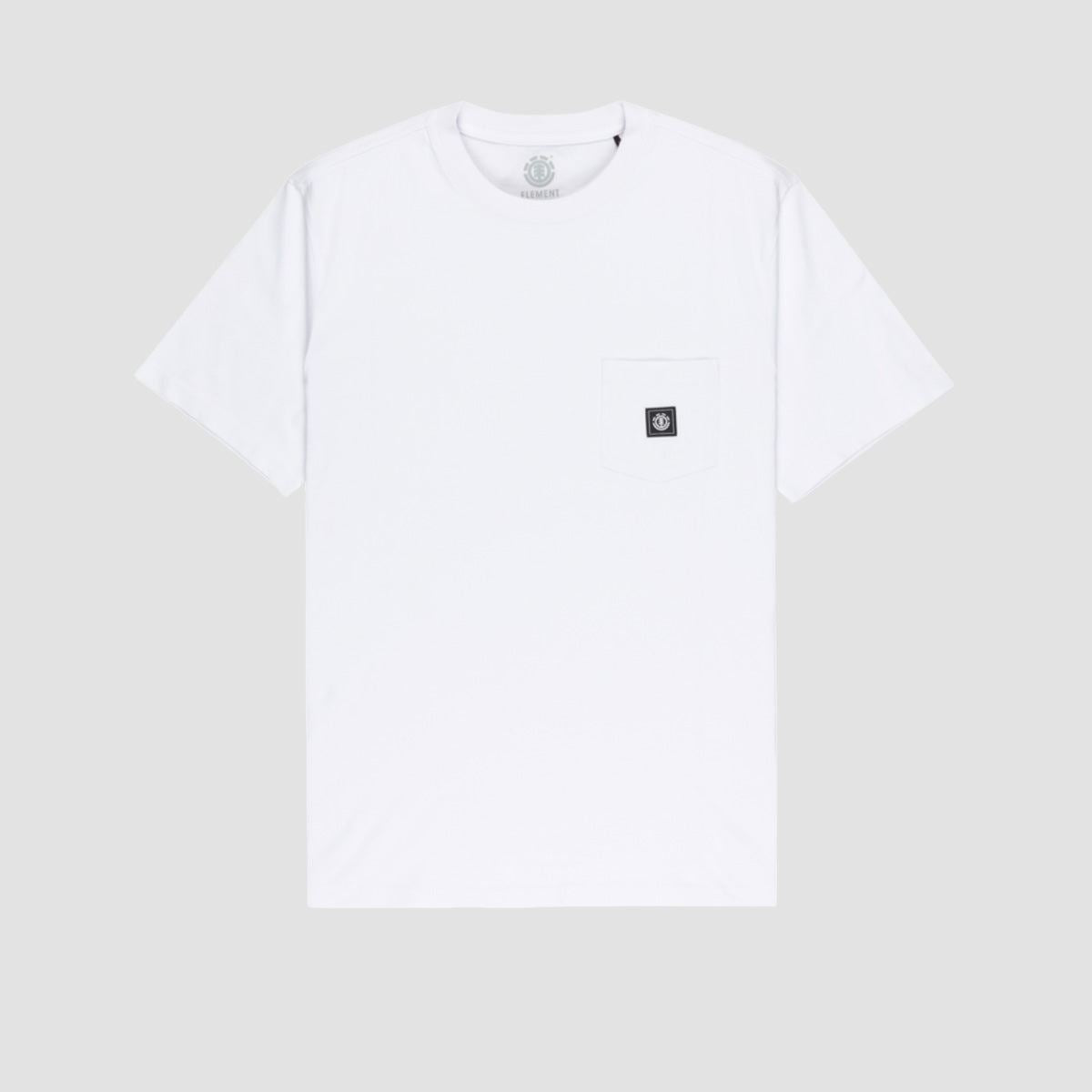 Element Icon Label Pocket T-Shirt Optic White