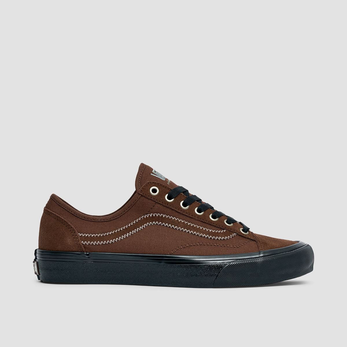 Vans shoes black outlet brown