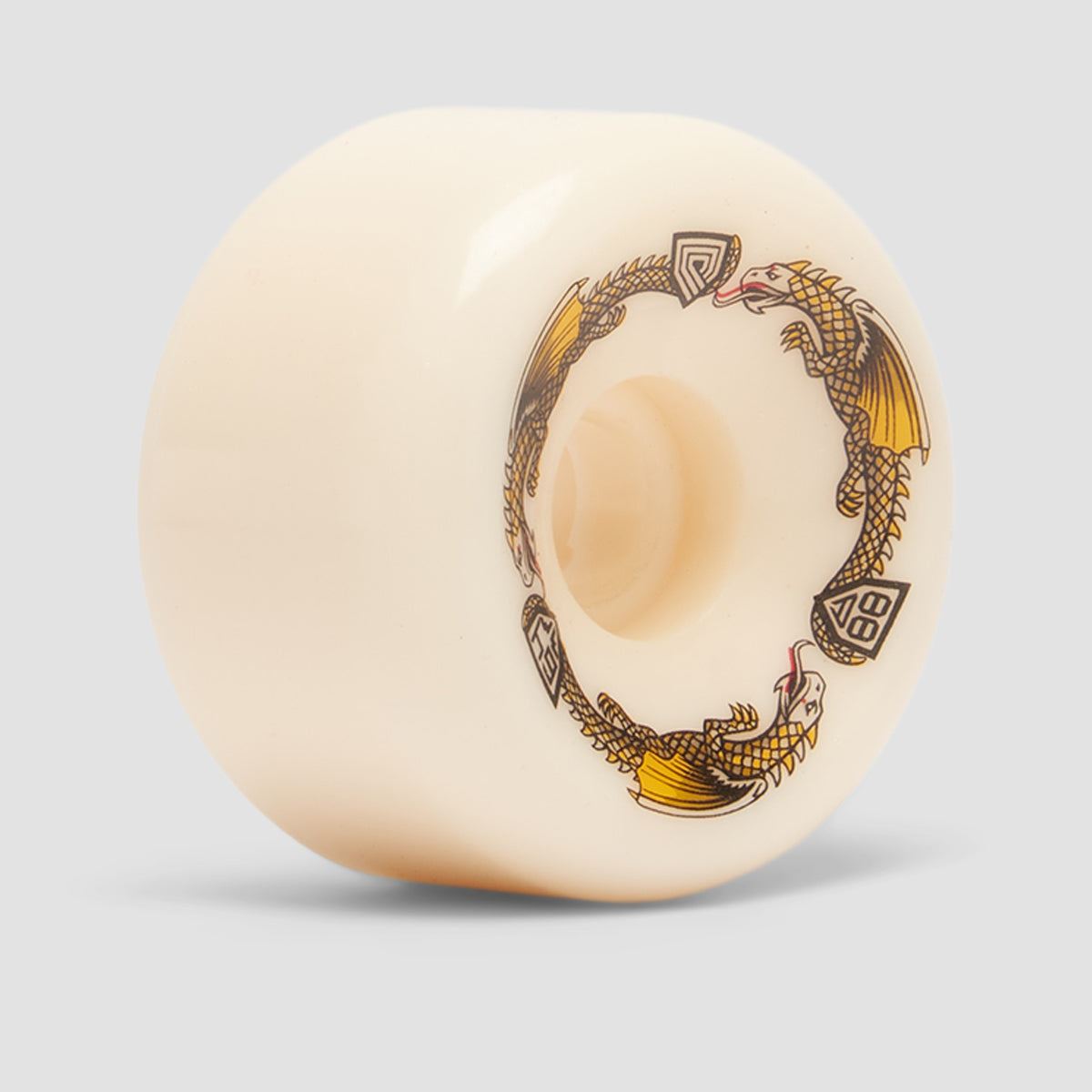 Powell Peralta Dragon Formula 88A Bomber Skateboard Wheels Off White 64x40mm