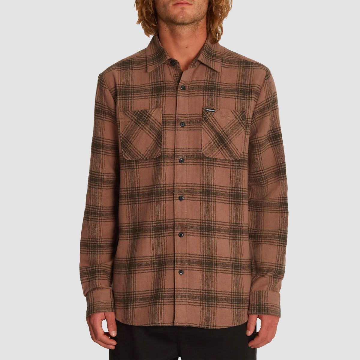 Volcom Tone Stone Longsleeve Shirt Doeskin