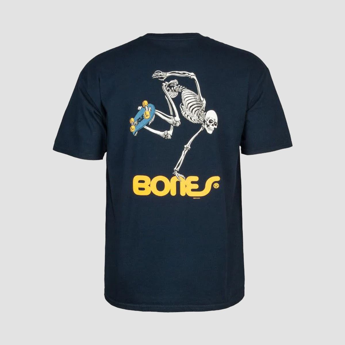 Powell Peralta Skateboard Skeleton T-Shirt Navy