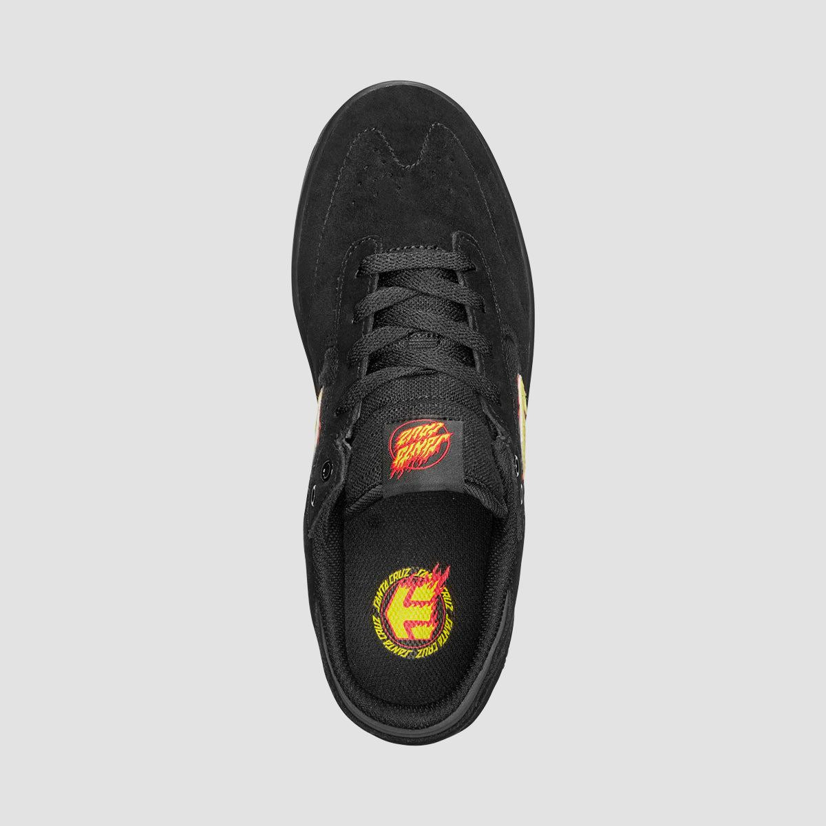 Etnies Windrow X Santa Cruz Shoes - Black/Red/Black - Kids