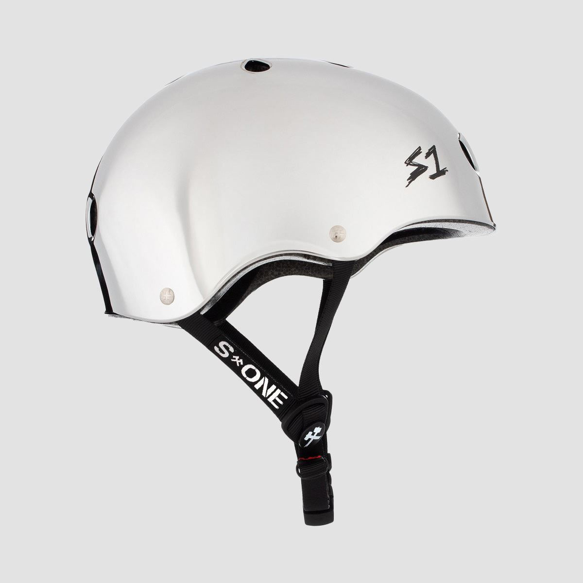 S1 Lifer Helmet Silver Mirror