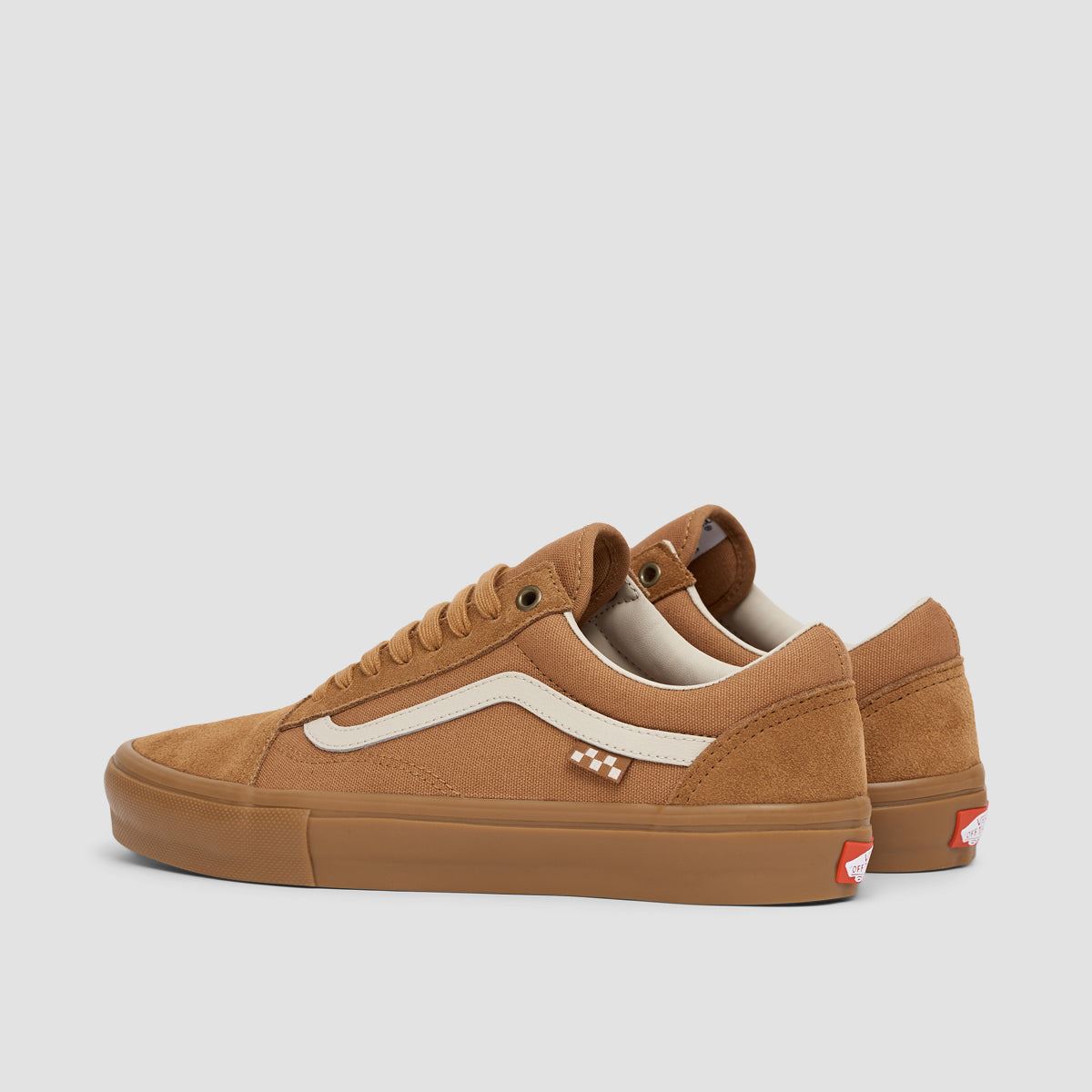 Vans Skate Old Skool Shoes - Light Brown/Gum