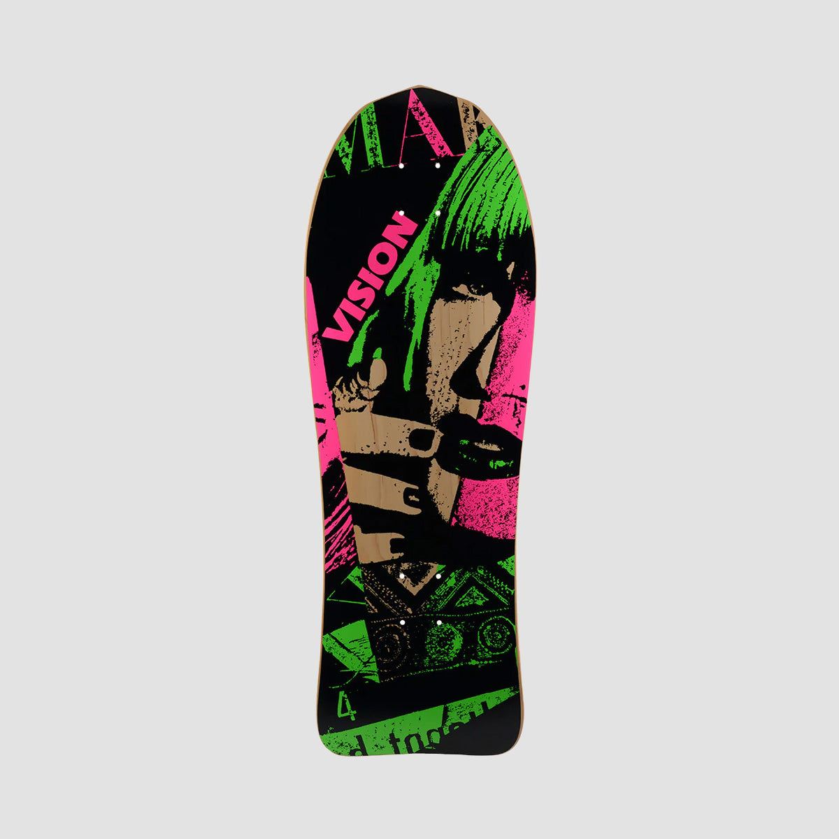 Vision Aggressor Skateboard Deck Natural - 10.5"