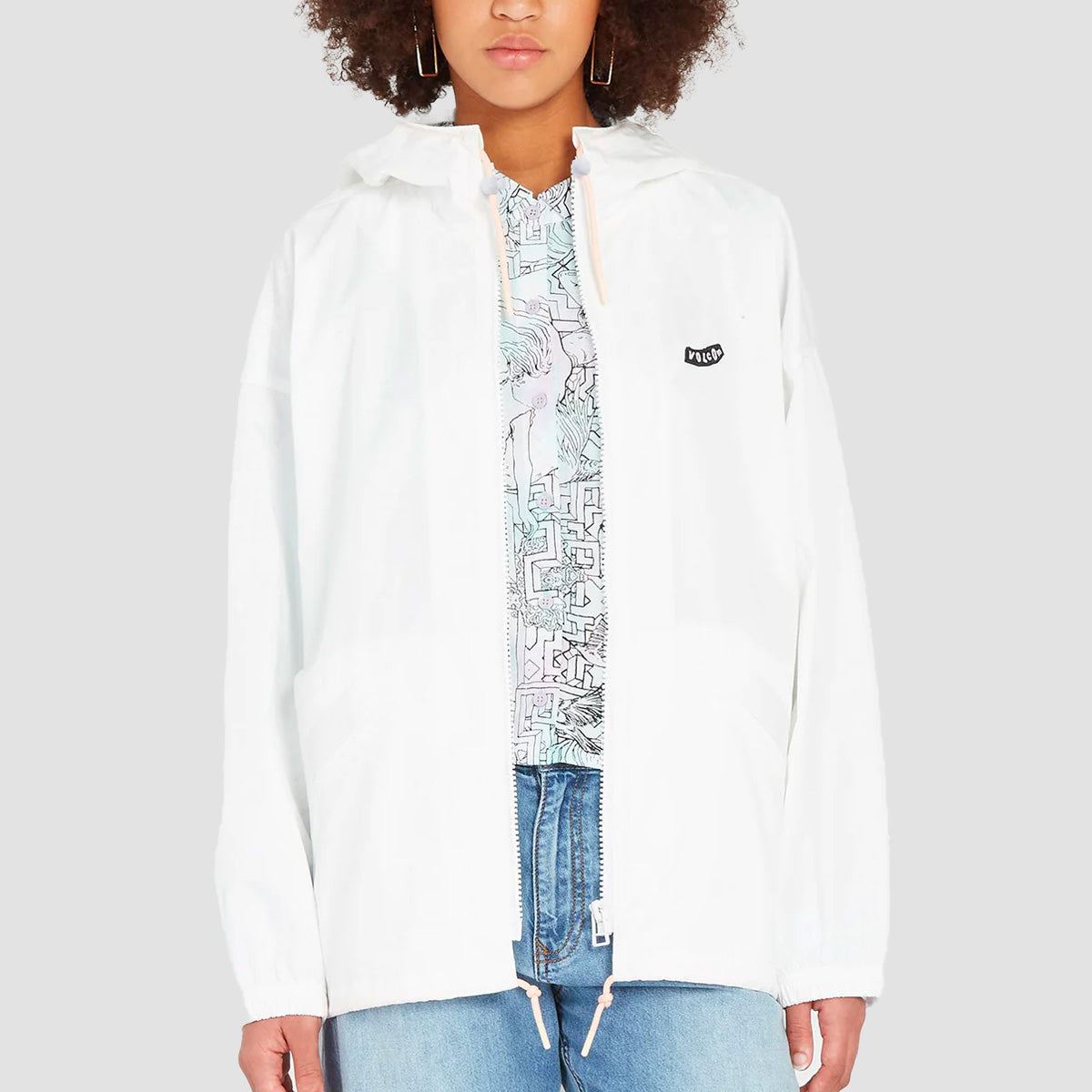Volcom Play'n Cheel Jacket Star White - Womens