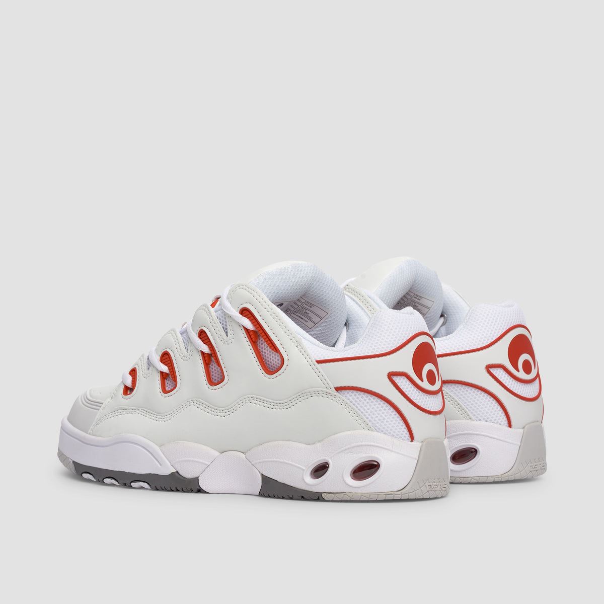 Osiris D3 OG Shoes - White/Red/Grey