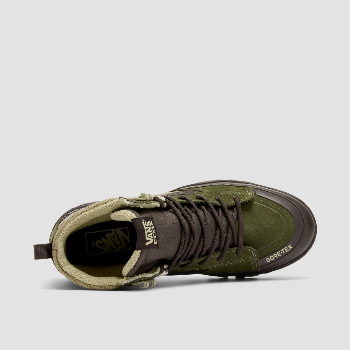 Vans Sk8-Hi Gore-Tex Insulated Boots - Dark Green/Dark Brown