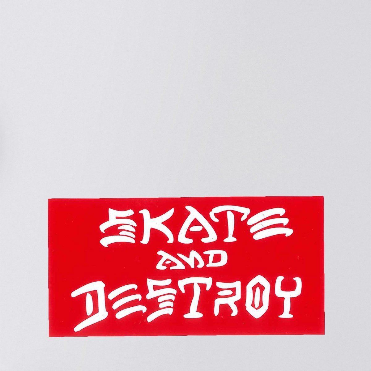 Thrasher Skate And Destroy Sticker Red/White Medium 100x50mm