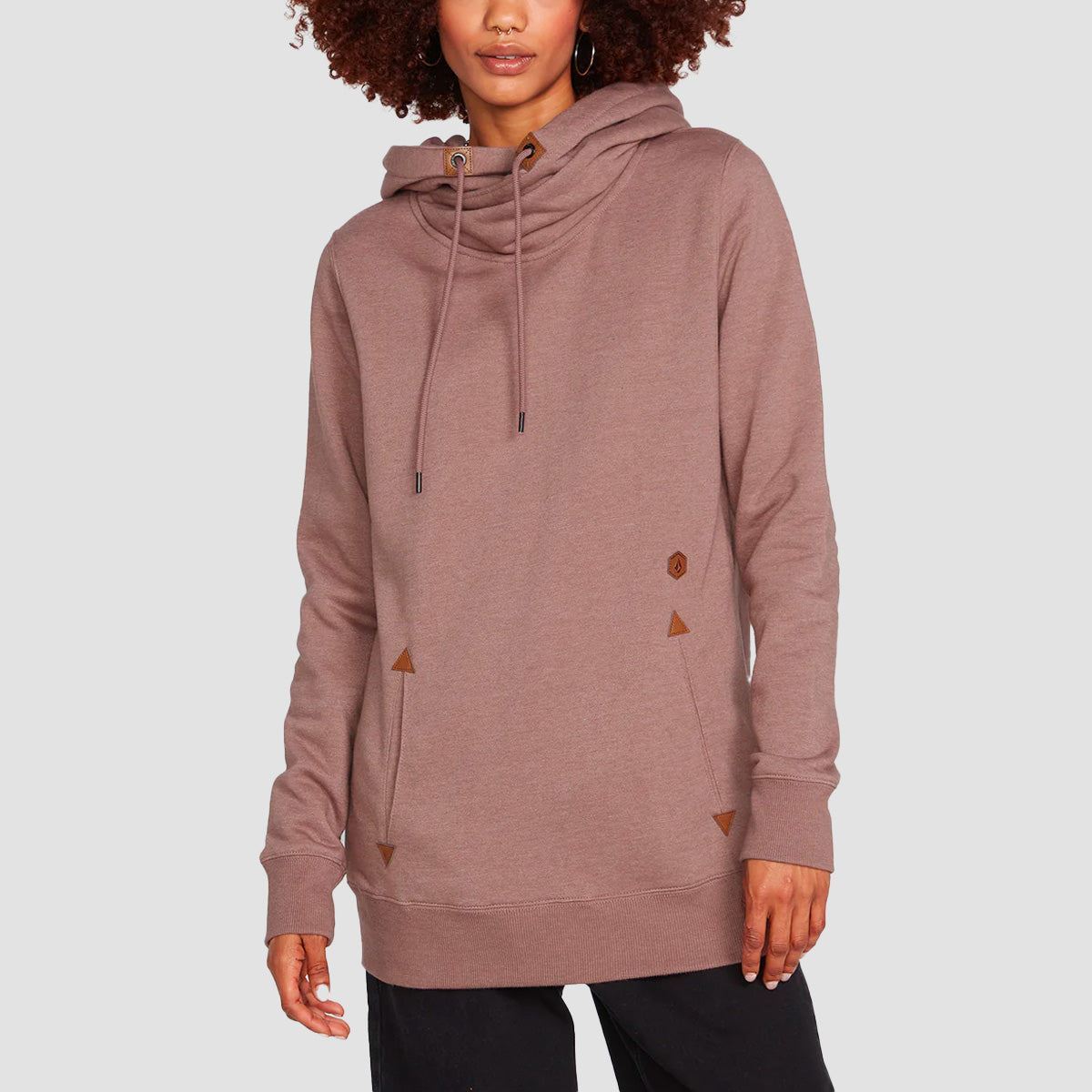 Volcom Tower Pullover Hoodie Rosewood - Womens