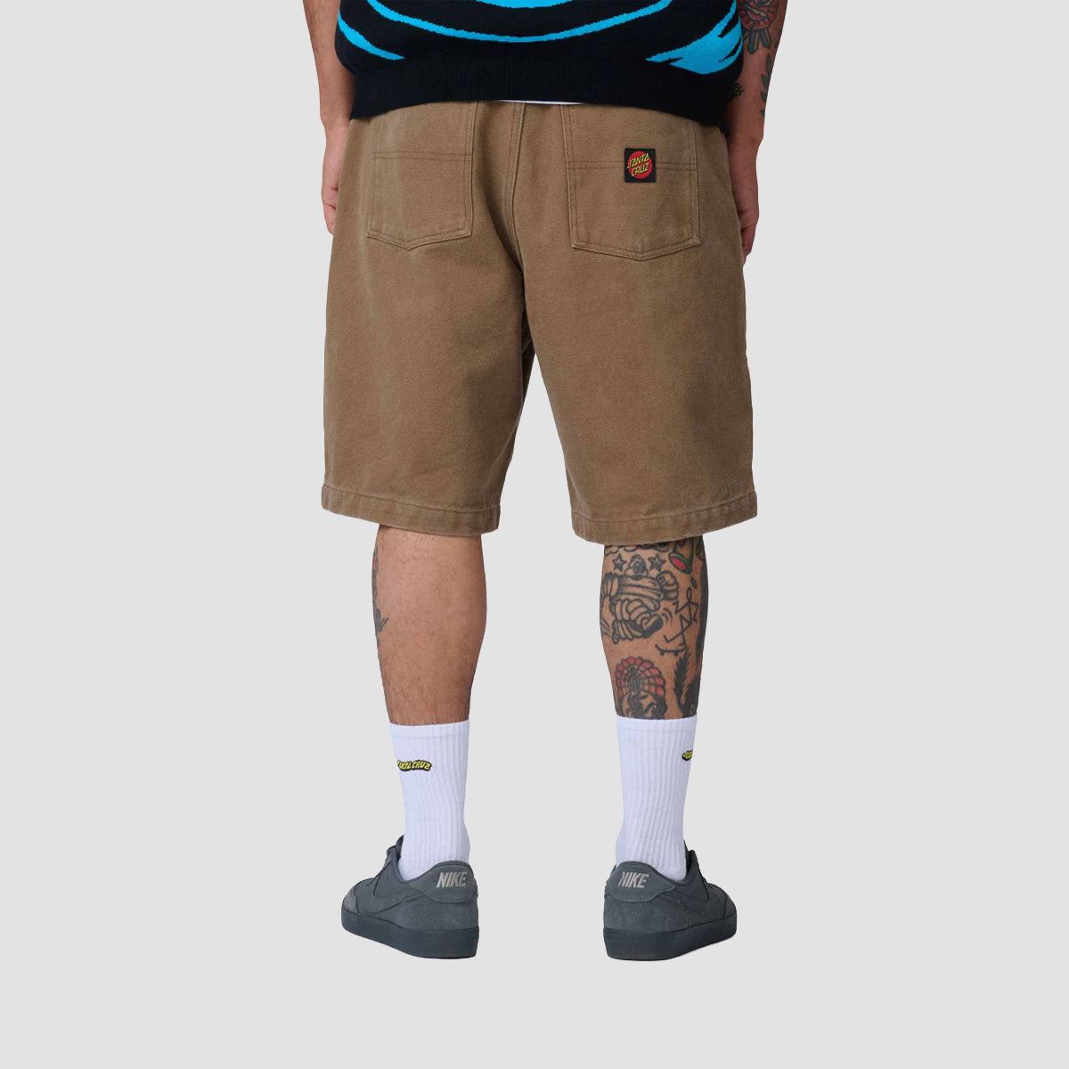 Santa Cruz Big Shorts Taupe Canvas