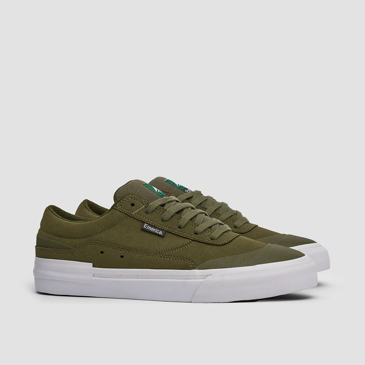 Emerica Vulcano Shoes - Olive
