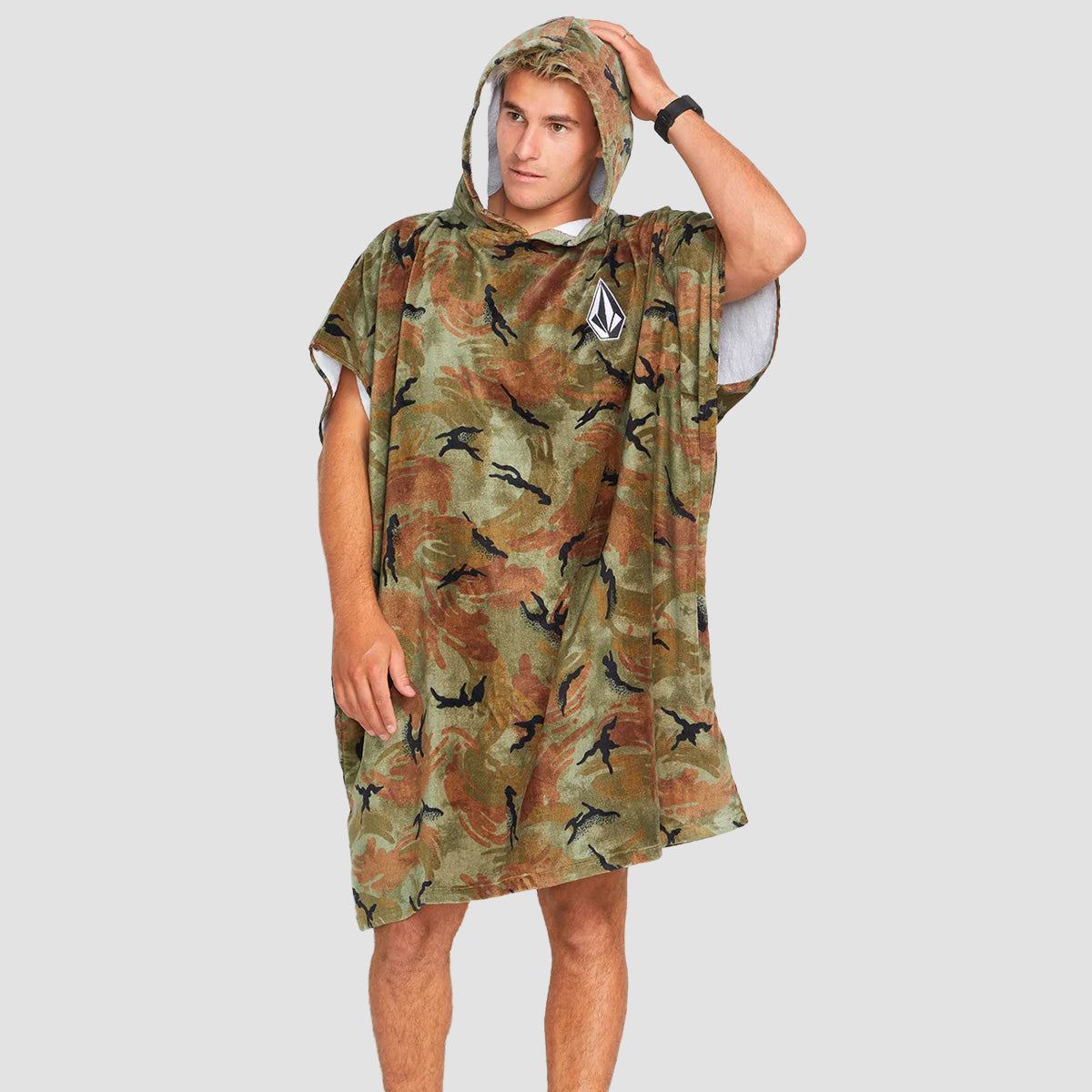 Volcom Surf Vitals J Robinson Ponch Towel Camouflage