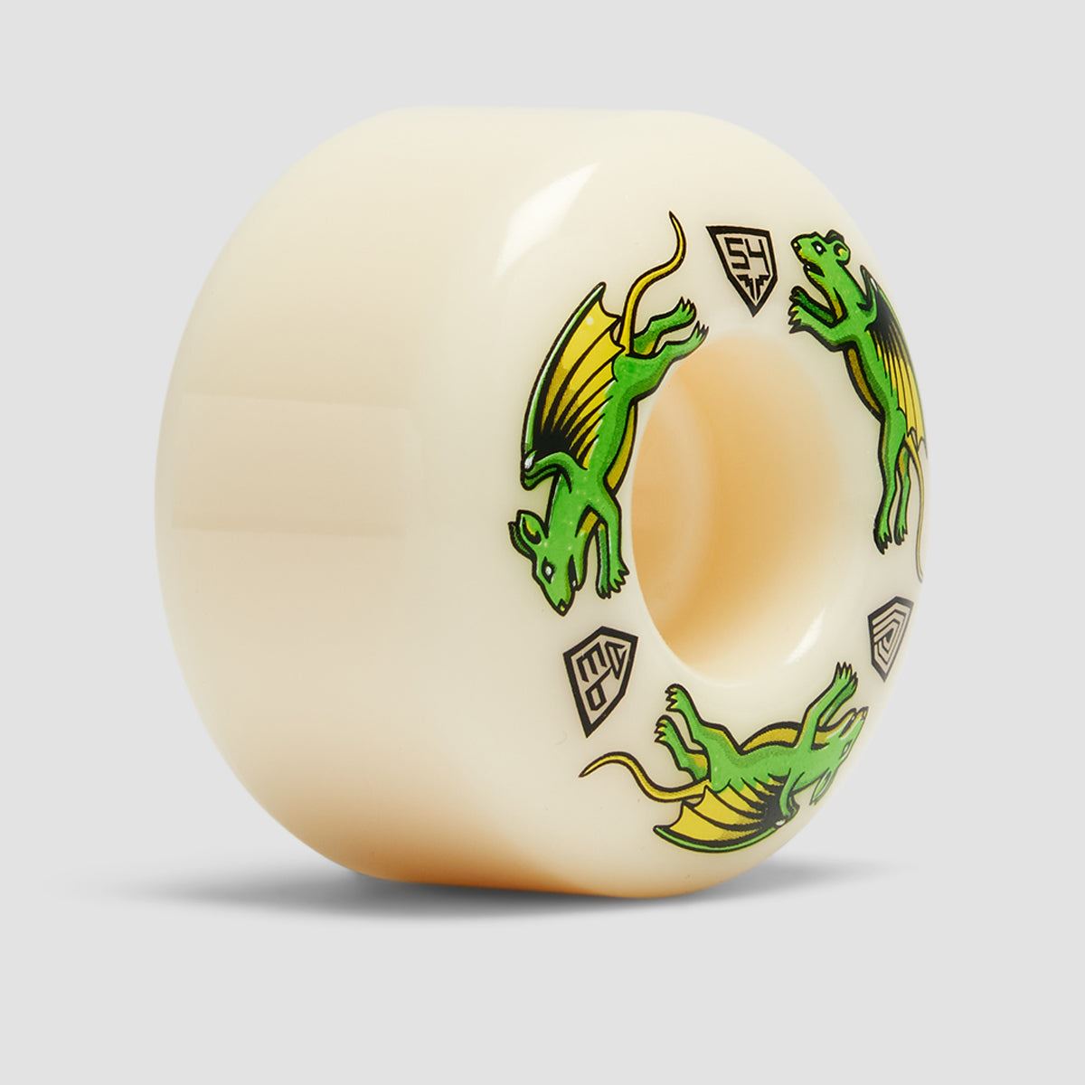 Powell Peralta Dragon Formula Nano Rats 93A V4 Skateboard Wheels White 54x 34mm