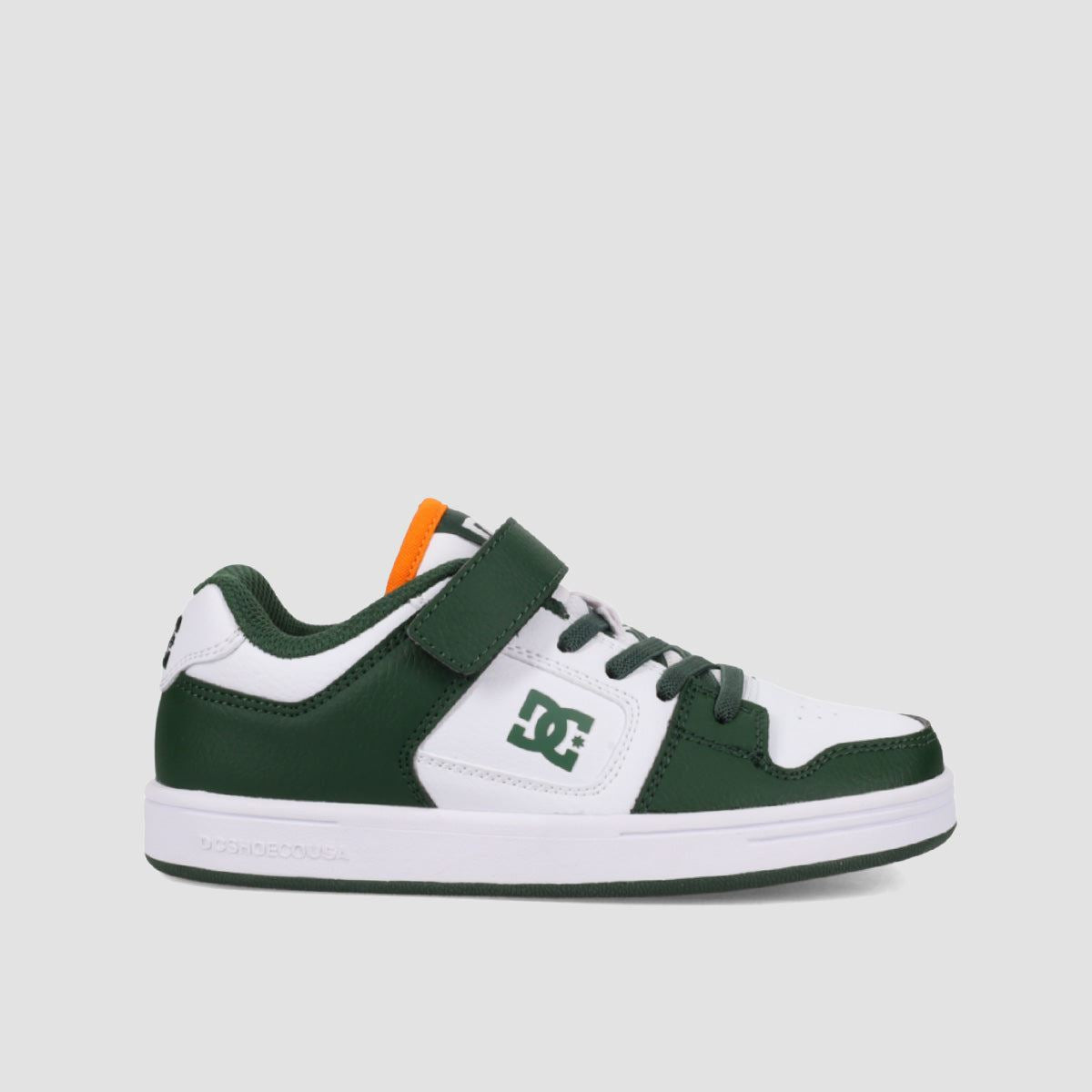 DC Manteca 4 V SN Shoes - White/Dark Green/Orange - Kids