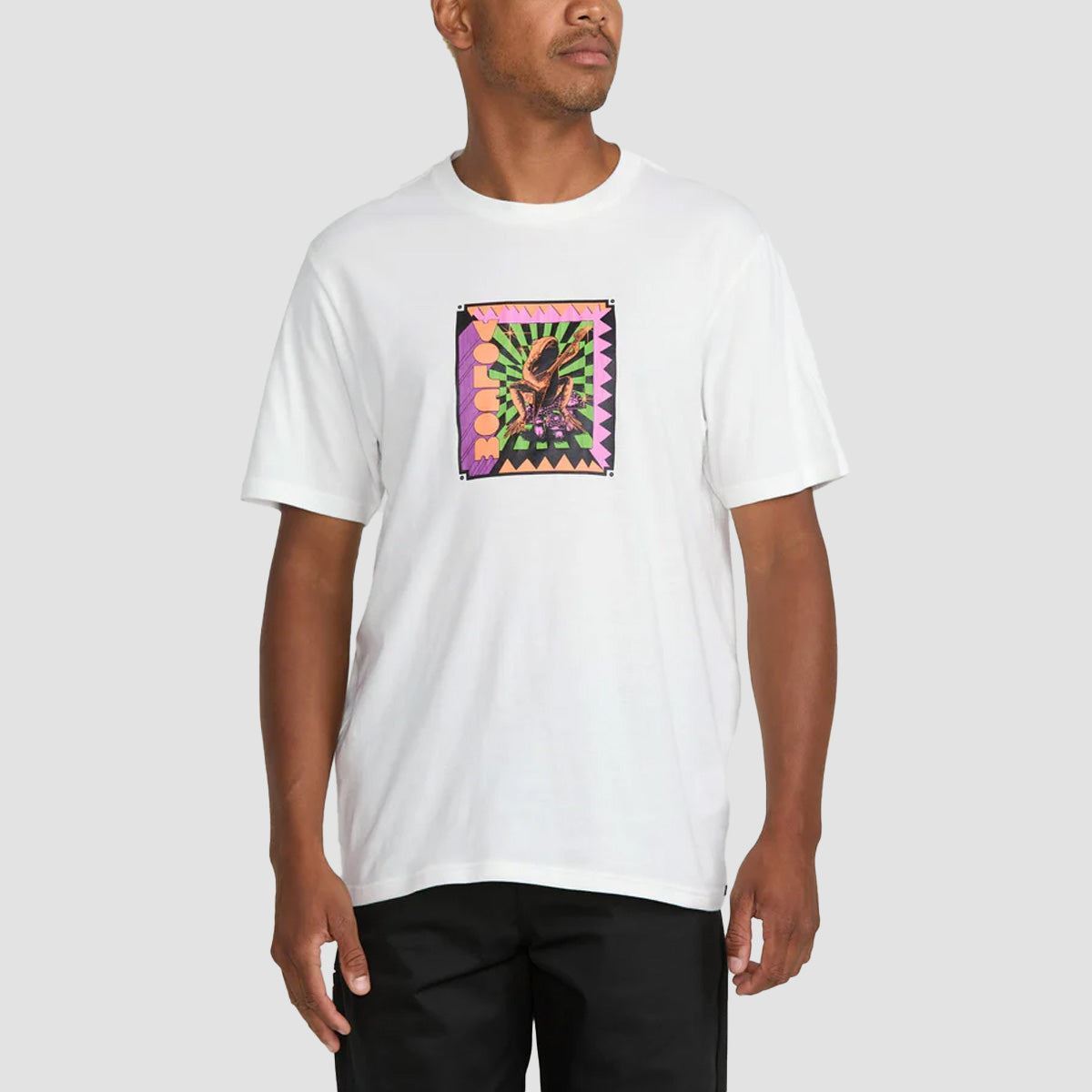 Volcom Doom Frog T-Shirt Off White