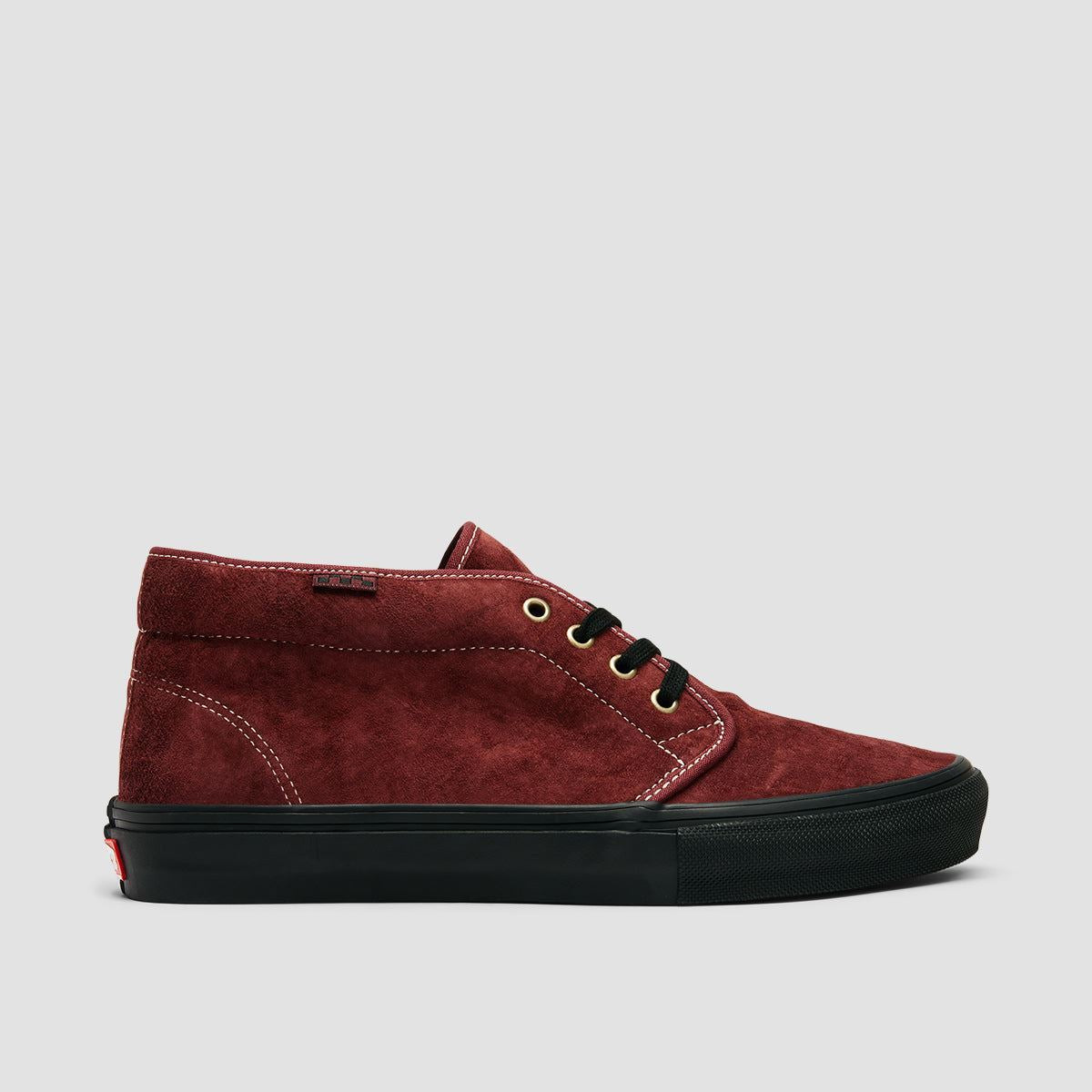 Vans Skate Chukka Mid Top Shoes Dark Red/Black 6uk Dark Red/Black