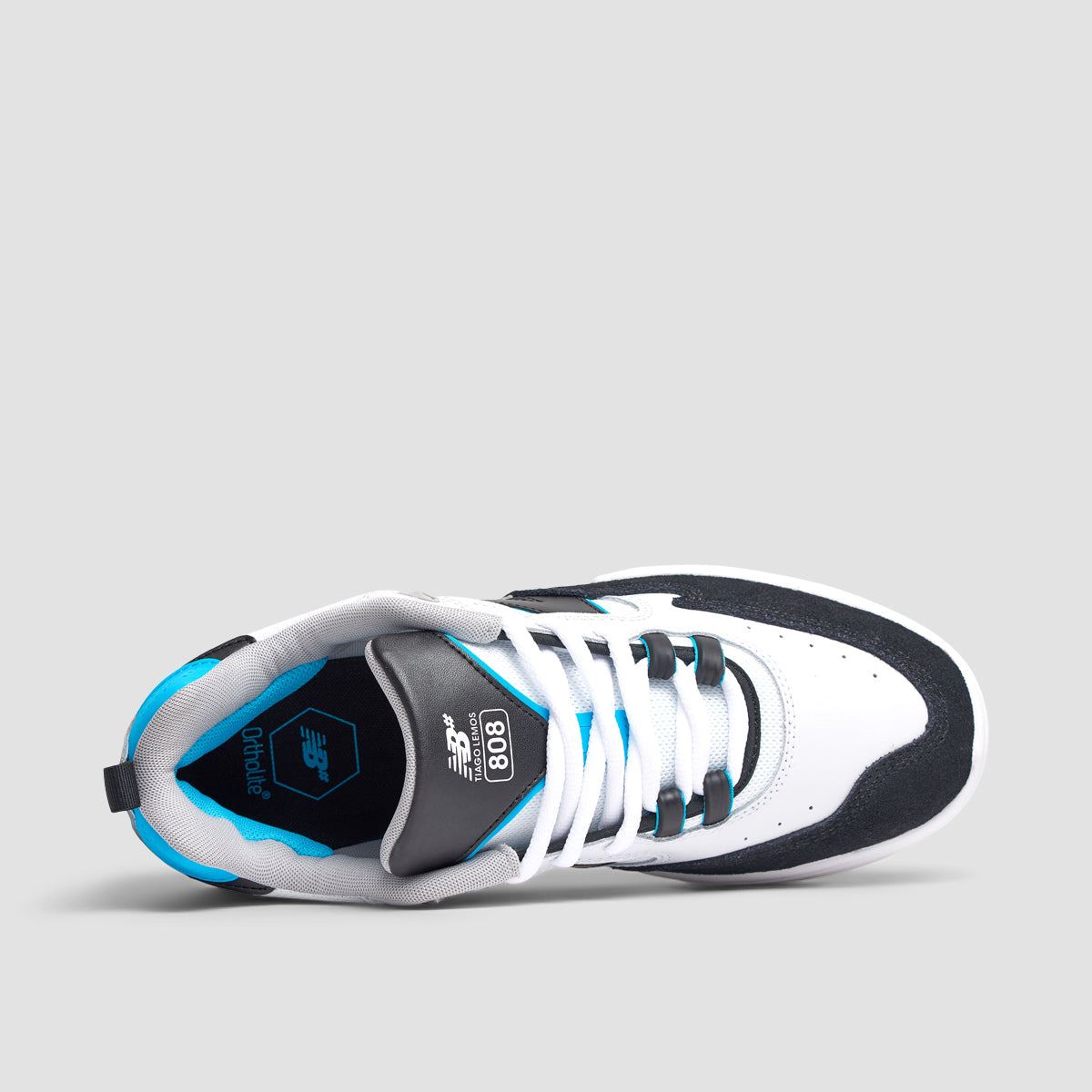 New Balance Numeric Tiago Lemos 808 Shoes - White/Black