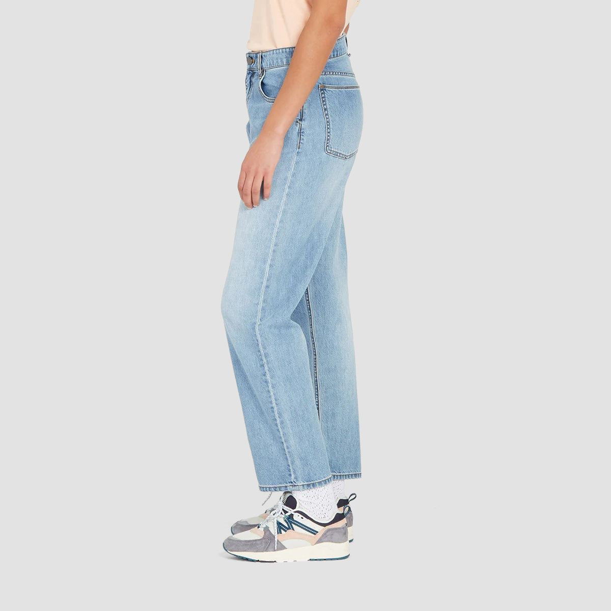 Volcom Daddio Relaxed Fit Jeans Vintage Blue - Womens