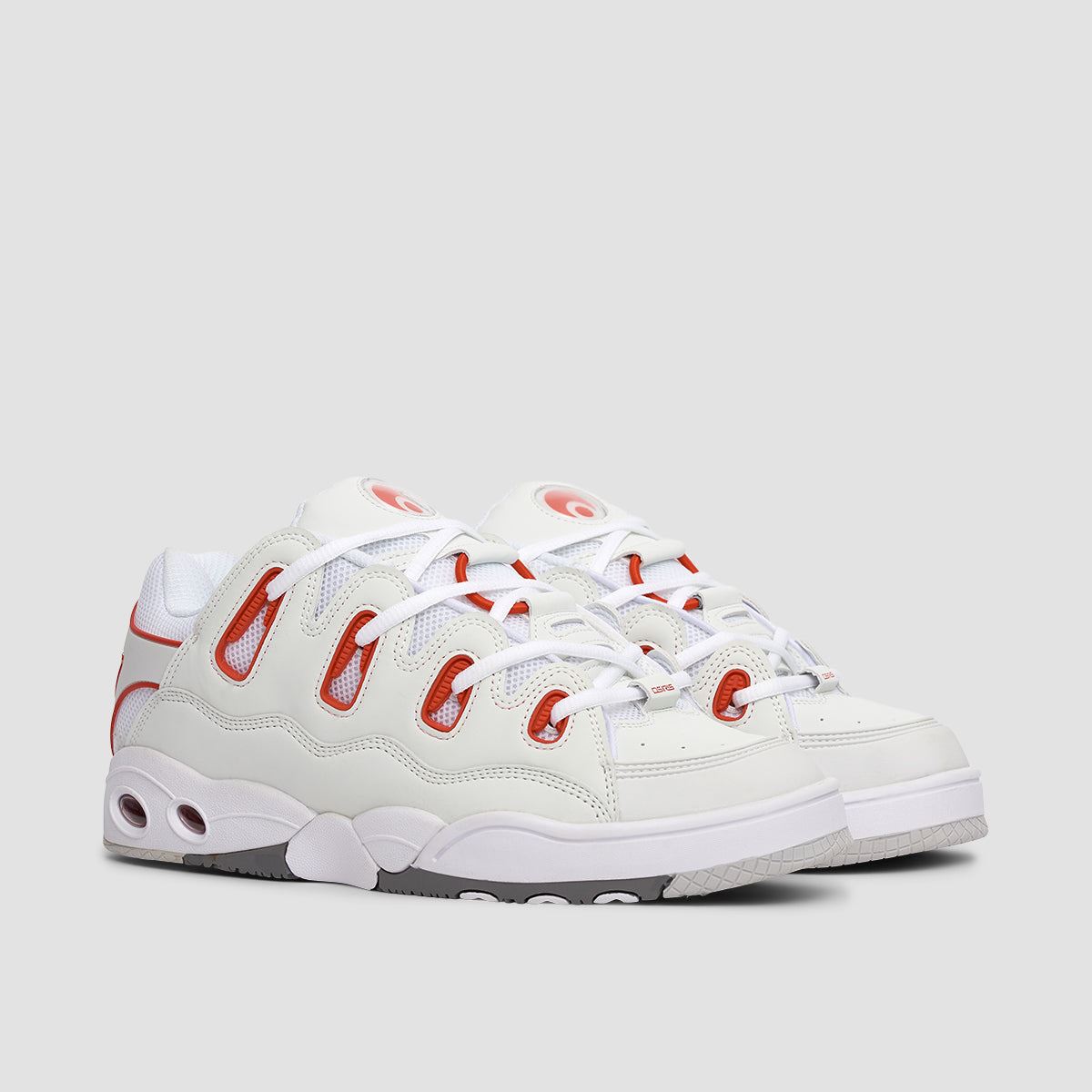 Osiris D3 OG Shoes - White/Red/Grey