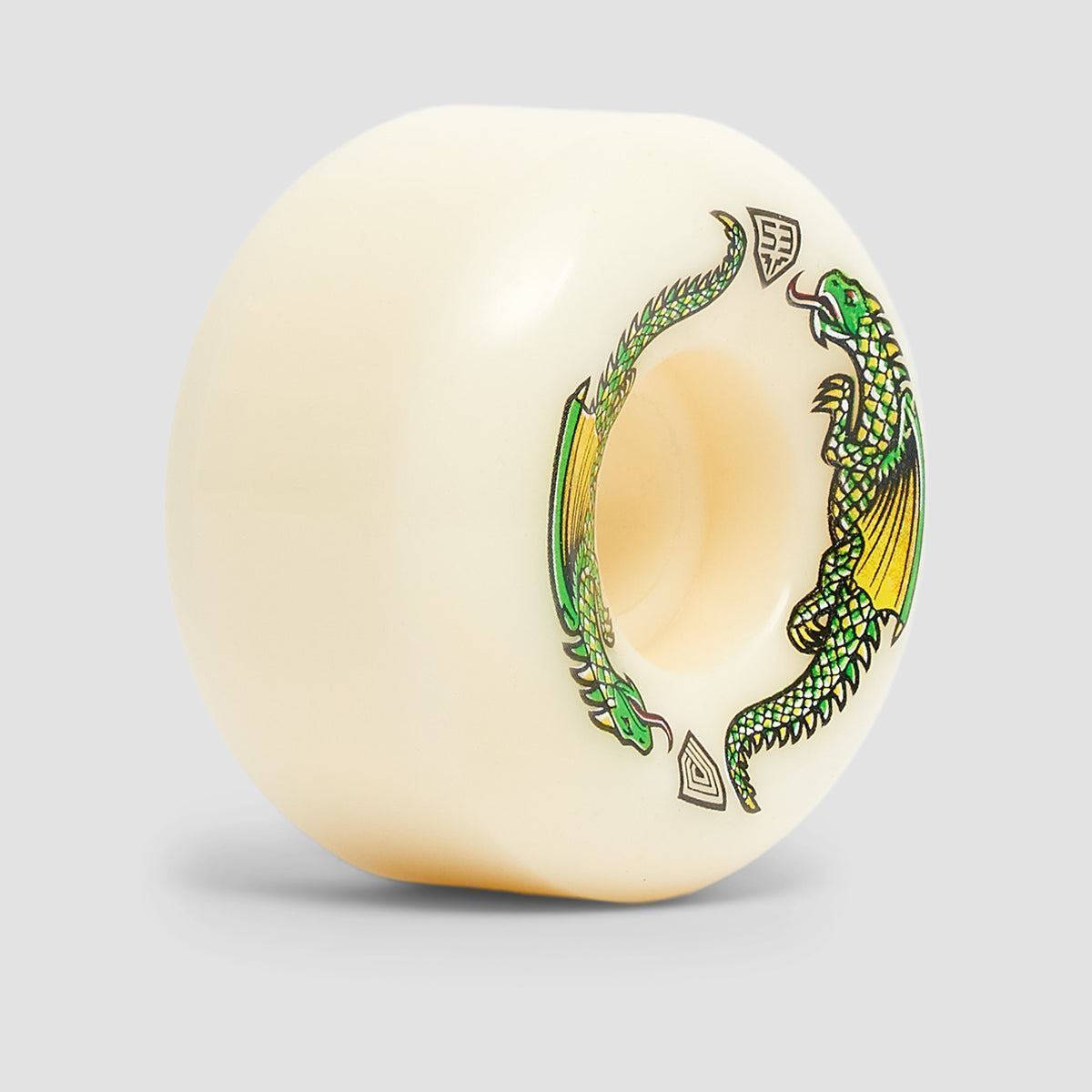 Powell Peralta Dragon Formula 93A V6 Skateboard Wheels Off White 53x33mm