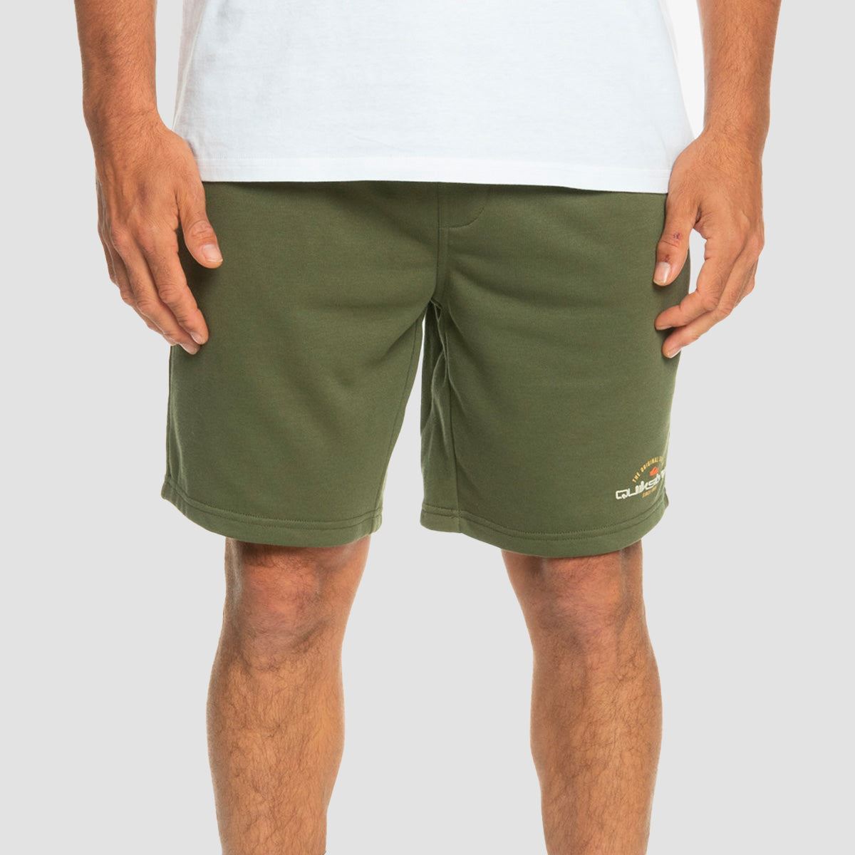 Quiksilver Local Surf Sweat Shorts Four Leaf Clover