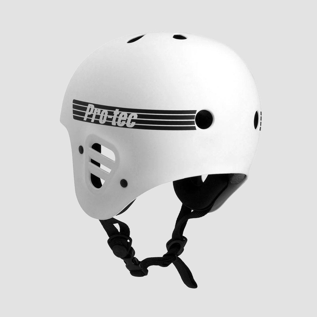 Protec Full Cut Certified Helmet Matte White