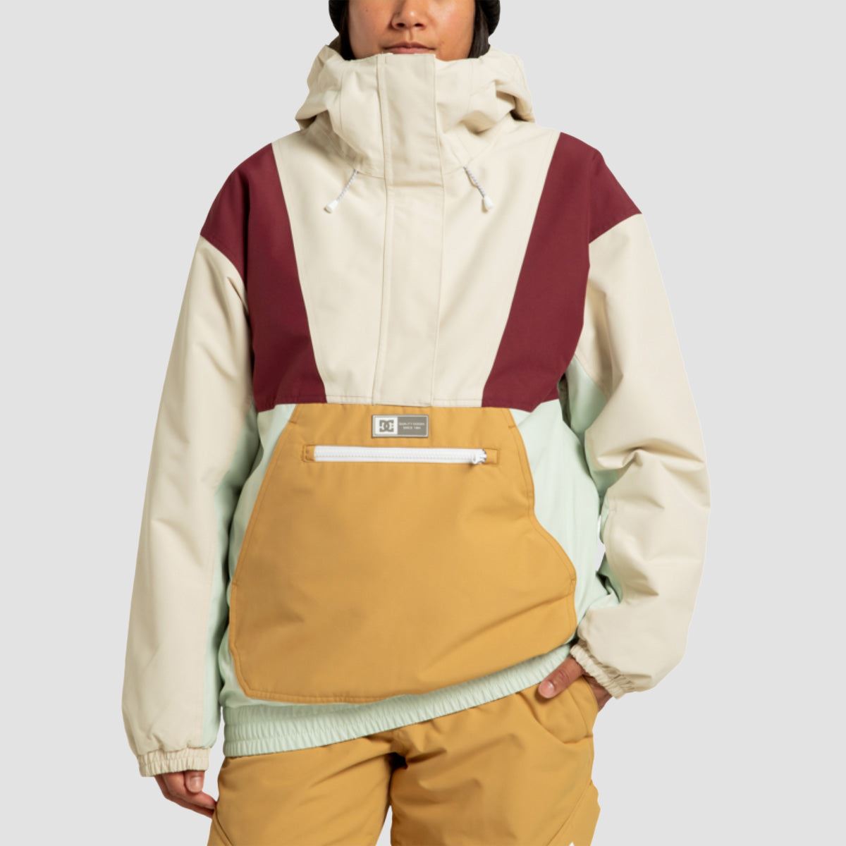 DC Chalet 10K Pullover Snow Jacket Oatmeal - Womens