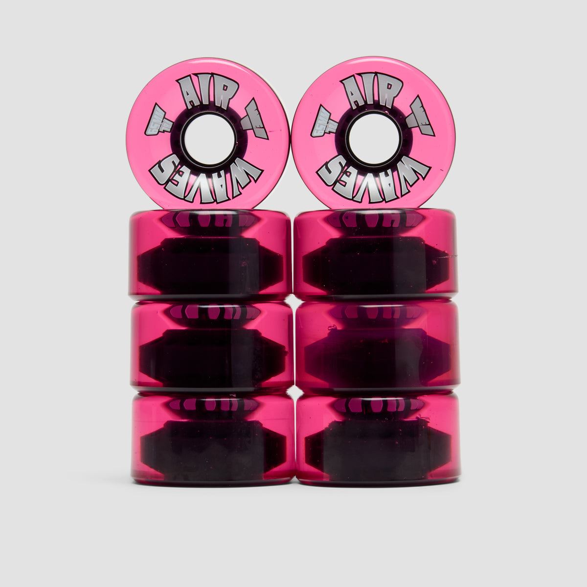 Air Waves USA 78a Quad Wheels x8 Clear Pink