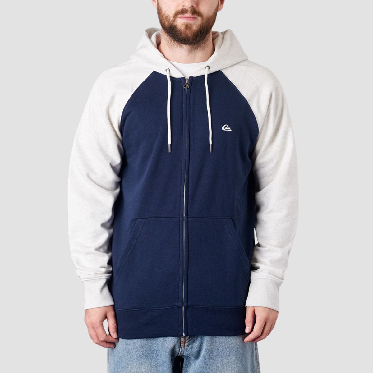 Quiksilver Everyday Zip Hoodie Navy Blazer/Grey