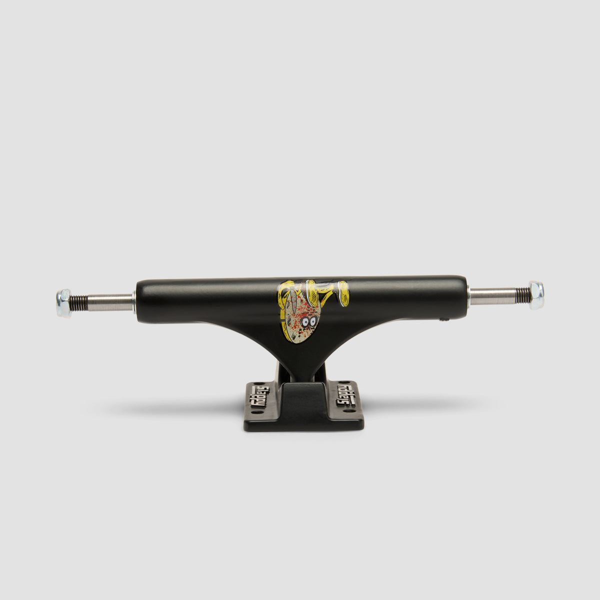 Slappy x Heroin ST1 Curb Killer Skateboard Trucks 1 Pair Matte Black - 8.5"