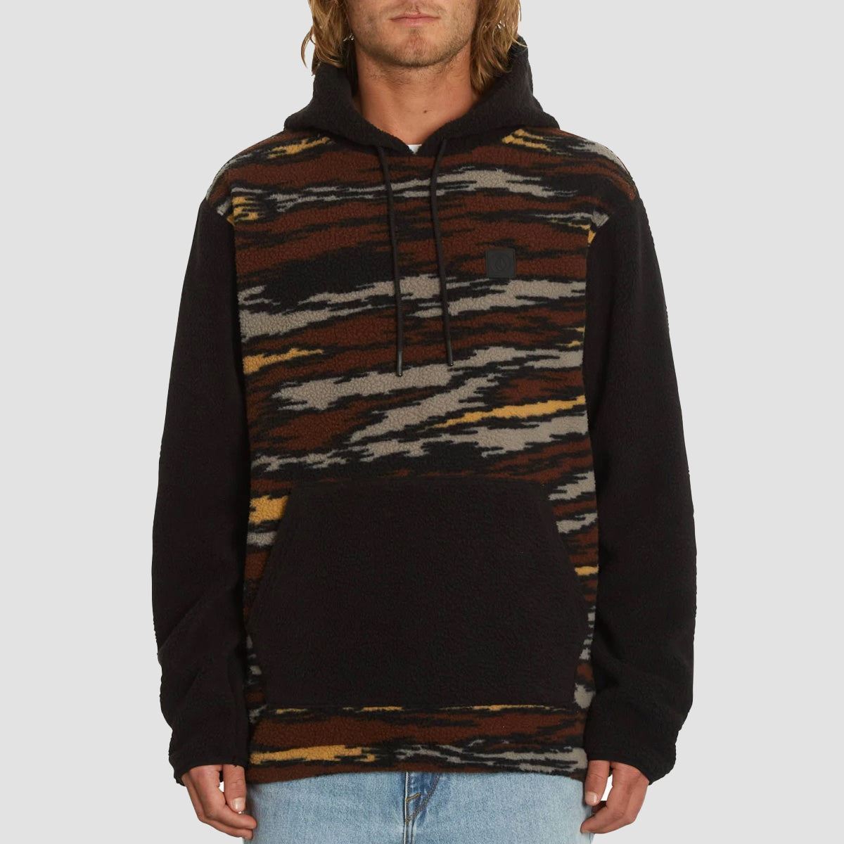 Volcom ISO91 Pullover Hoodie Bark Brown
