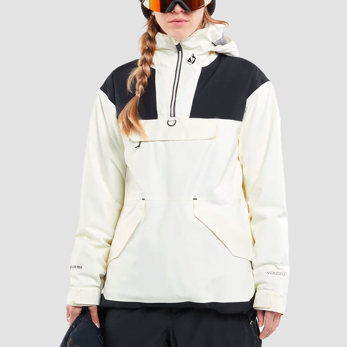 Volcom Fern Ins Gore Tex Pullover Snow Jacket Moonbeam Womens