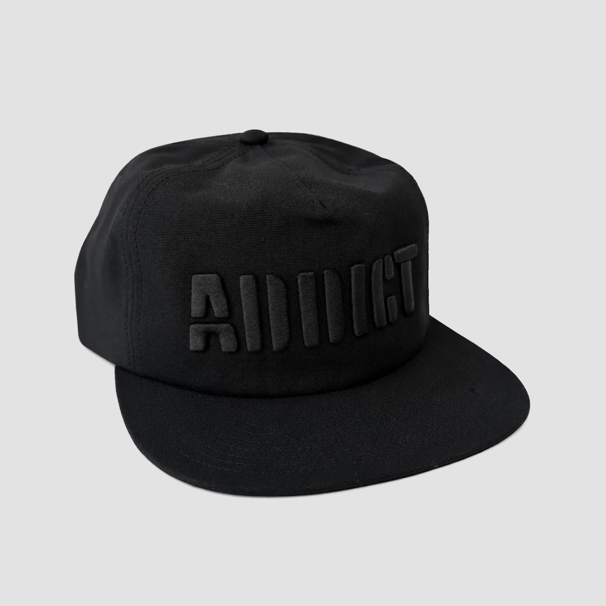 Addict Stencil Cap Black