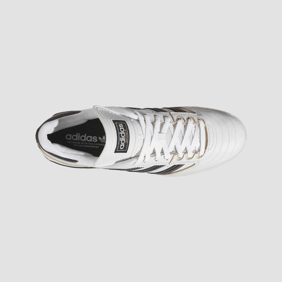 adidas Busenitz Shoes - Crystal White/Core Black/Off White