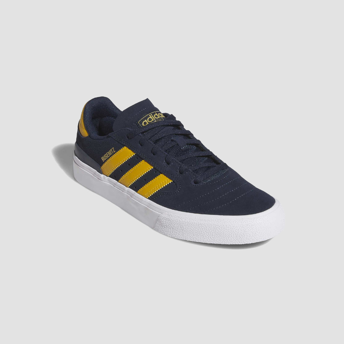 adidas Busenitz Vulc II Shoes - Collegiate Navy/Preloved Yellow/Ftwr White
