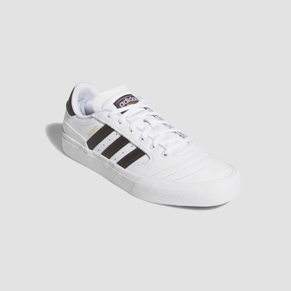adidas Busenitz Vulc II Shoes - Ftwr White/Aurora Coffee/Gold Met.