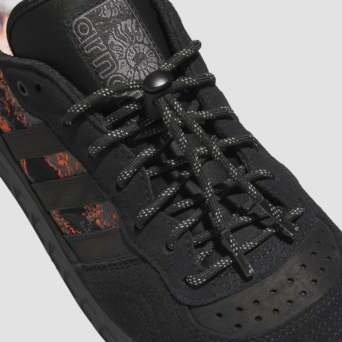 adidas Handball Top X Mike Arnold Shoes - Core Black/Core Black/Semi Impact Orange